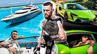 Conor McGregor Lifestyle  Net Worth Fortune Car Collection Mansion [upl. by Ycats]