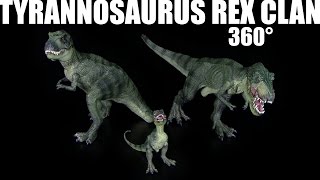 Papo ® Tyrannosaurus Rex Familie  Family  Clan  360° [upl. by Halika607]