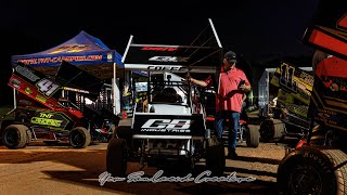 Wyatt Coffey  Heat Race  Winged Micro  Millbridge Speedway  1022024 [upl. by Enela]