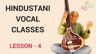 Hindustani Vocal  Lesson 4  Introduction to Raag Bhairav Singing in different speeds [upl. by Yhtommit]