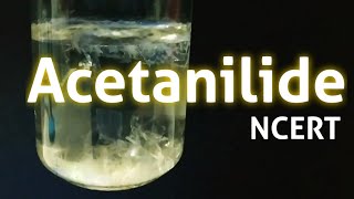 Acetanilide Nphenylacetamide Preparation NCERT guide [upl. by Teddman]