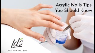 Basic Steps of Acrylic Nails for Beginners  Acrylic Nails Tips That You Should Know [upl. by Ailimaj]