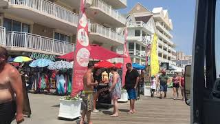 Ocean City Maryland Boardwalk from beginning to end [upl. by Ettolrahs]