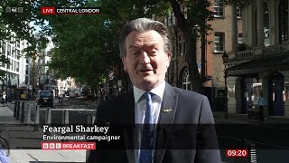 Feargal Sharkey Former The Undertones Singer Clean Water Campaigner On BBC Breakfast 11072024 [upl. by Kudva]