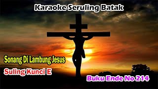 Sonang Di Lambung Jesus  Karaoke Seruling Batak Rohani Kunci E [upl. by Laiceps424]