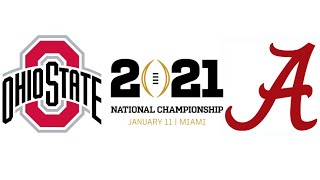 2021 CFP National Championship 3 Ohio State vs 1 Alabama Highlights [upl. by Gilli903]