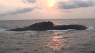 INS Chakra  Indian Navy Akula II SSN nuclear submarine [upl. by Itoc]