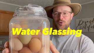 Water Glassing Eggs [upl. by Naul]