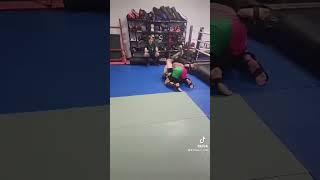 bjj mma chokehold tapout getting the tap with an arm in guillotine [upl. by Nekal]