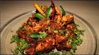 Mangalorean Coconut Dry Chicken RecipeSouth Indian Sukka Chicken Recipe [upl. by Caritta]