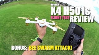 HUBSAN X4 H501s Review  Part 3  Dual Battery Mod Flight Test [upl. by Salvadore373]