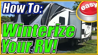 Winterize your RV Using Antifreeze Grand Design Imagine Series Travel Trailers [upl. by Ahsyia]