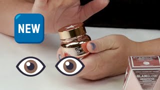 GLAMGLOW 👁👁🆕 BRIGHTEYES Illuminating AntiFatigue Eye Cream Review [upl. by Mikahs]