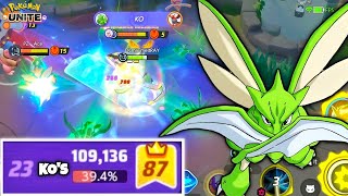 Slicing Enemies with Scyther in SoloQ is Fun  Pokemon UNITE [upl. by Noral]