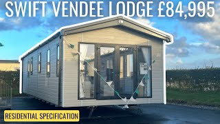 Static Caravan Lodge  Swift Vendee Lodge 42x13 2 Bedroom  Holiday Park [upl. by Annaet]