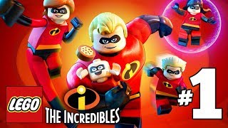 LEGO INCREDIBLES Gameplay Walkthrough Part 1 Undermined PS4 [upl. by Zohara]