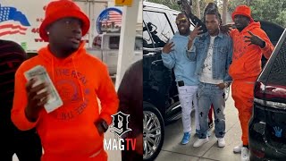 Lil Baby Blesses Ralo Wit 50k While Filming Their Music Video 💵 [upl. by Egedan]