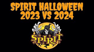 Spirit Halloween 2023 vs 2024 [upl. by Eniortna123]