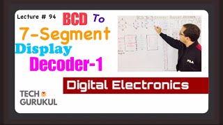 BCD to 7Segment Display Decoder Part1  Tech Gurukul by Dinesh Arya [upl. by Yodlem]