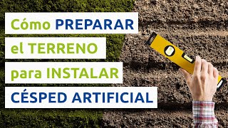 Cómo PREPARAR TERRENO para instalar el césped artificial SOBRE TIERRA [upl. by Kacy]