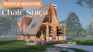 Projeto Casa de Campo  Chalé Suíça [upl. by Sirah]