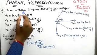 Phasor Representation  ET [upl. by Gausman]