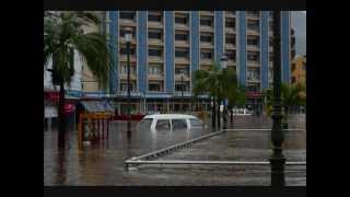 Torrential rain disaster in Mauritius  30th March 2013 [upl. by Nesral187]