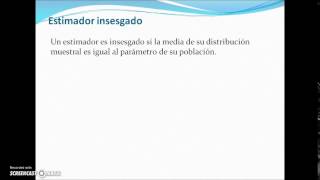 Propiedades de Estimadores [upl. by Samira]