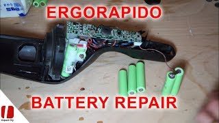 Ergorapido Battery replacement  Inlocuire acumulatori [upl. by Newhall]