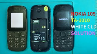 Sửa Nokia 105 TA1010 Trắng Màn Hình  Nokia 105 White LCD Solution [upl. by Vachel]