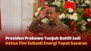 Dapat Tugas Baru Bahlil Ditunjuk Menjadi Ketua Tim Subsidi Energi [upl. by Yendyc]