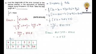 GATE Engg Maths Previous Year  Numerical Integration  Part 3  Rajat Kumar AIR 5 GATE 2023 ECE [upl. by Suivat296]