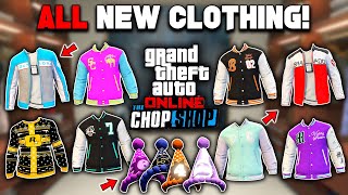 All New Clothing In The GTA 5 Online Chop Shop DLC [upl. by Yeliah]