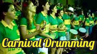 🥁🥁 Live Street Carnival Drumming the BEST BATUCADA UNREAL [upl. by Yedsnil961]