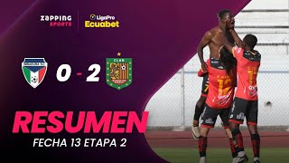 Imbabura SC 0  2 Deportivo Cuenca Resumen Fecha 13  2da Etapa  LigaPro Ecuabet [upl. by Belle]