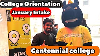 College Orientation Centennial College  First day at College  January Intake Orientation  vlog 2 [upl. by Selden381]