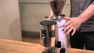 Mazzer Super Jolly Espresso Flat Burr Grinder with Doser Overview [upl. by Lehman718]