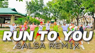 RUN TO YOU  SALSA REMIX   Whitney Houston  Salsa  Dance Fitness  Zumba  New Friendz [upl. by Elacim]