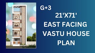 G3 21X71 East facing duplex house plan and elevation  Civil homedesign4u civil housedesign4u [upl. by Yhtnomit285]