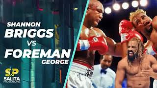 GEORGE FOREMAN VS SHANNON BRIGGS FULL FIGHT [upl. by Clerissa]