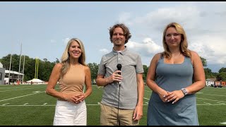 Browns training camp Day 9 recap Kellen Mond starting Joe Thomas week begins and top plays [upl. by Ajin]