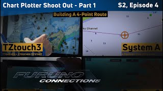 EP 4 TZtouch3 vs Other Navigation GPS Chart Plotters Building Routes Pt 1 S2 Furuno Connections [upl. by Esli]