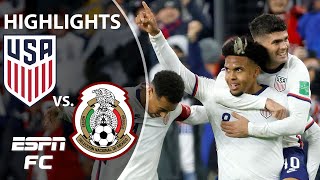 Christian Pulisic amp Weston McKennie shine in USMNTs win vs Mexico  WCQ Highlights  ESPN FC [upl. by Catlin49]