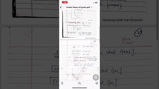 Class 11  Kinetic theory of gases  Compressibility factor  Behaviour of Real gases [upl. by Eemla]