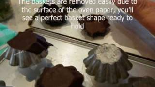 How To Make A Chocolate Basket [upl. by Blockus]