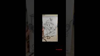 How to make the shree Ganesha drawing  loed ganesha pencil drawingeasy drawing drawing [upl. by Daney]