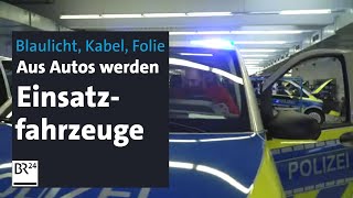 BlaulichtSpezialisten Wie aus einem Auto ein Einsatzfahrzeug wird  Abendschau  BR24 [upl. by Thier409]