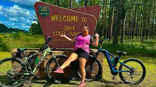 Biking Cary state forest warning there may be a desk pop in video dont ask my first one okay [upl. by Blanchard]