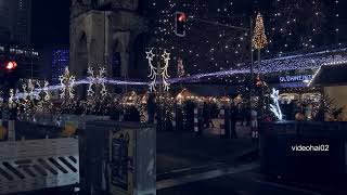 City Weihnachtsmarkt an der Gedächtniskirche 2023 Berlin [upl. by Mosier517]