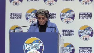 Stati Uniti di Europa Bonino quotNon e la lista BoninoRenziquot [upl. by Dine339]